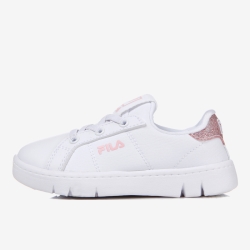 Fila Court Flex Kd - Tytön Ahdonghwa Kengät - Valkoinen/Pinkki | FI-12943